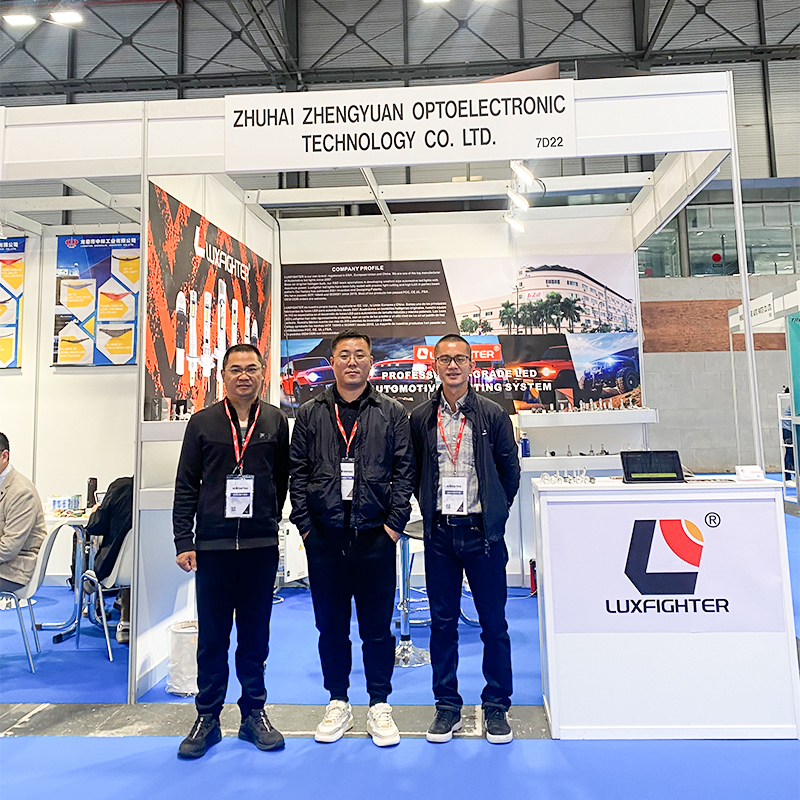 LUXFIGHTER makes a dazzling debut at MOTORTEC 2025, expanding its European market presence through smart lighting technology