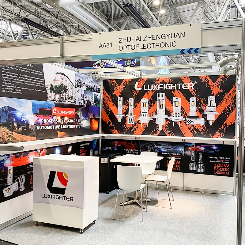 LUXFIGHTER LED headlight Exhibits at AUTOMECHANIKA 2025 UK