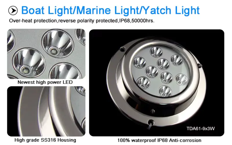 Led Underwater Boat Lights